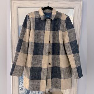 Buffalo Check tweed peacoat by J McLaughlin